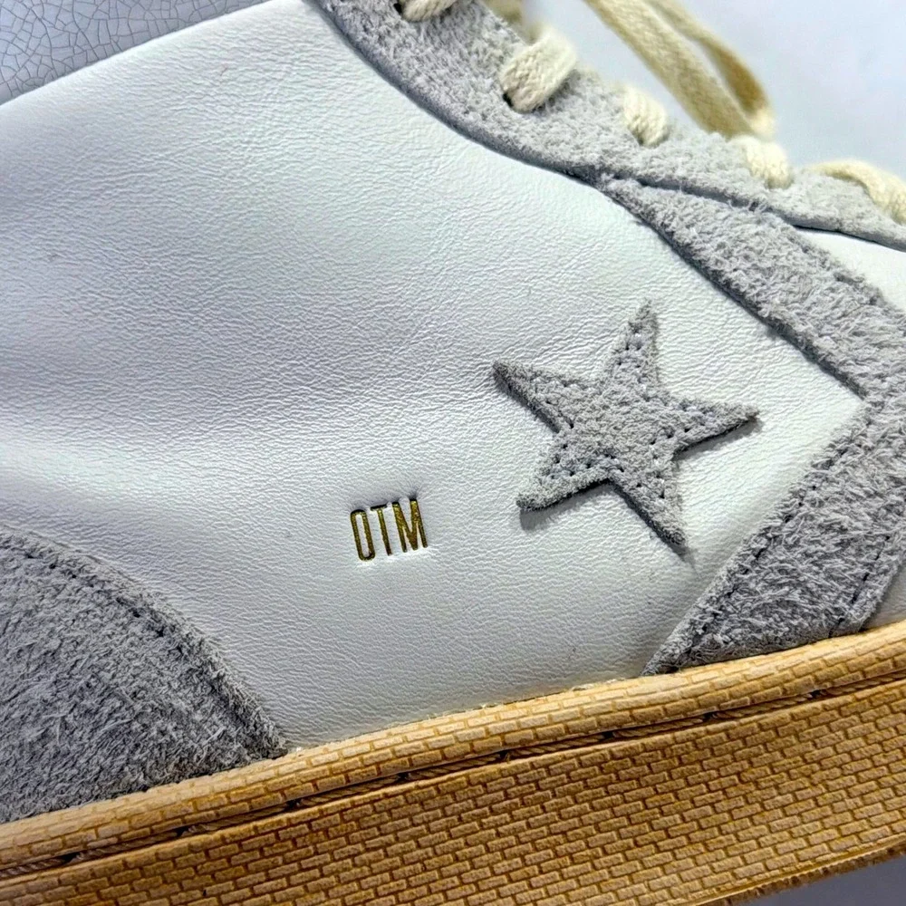 NEW Converse Pro Leather Hi Sneakers M 10.5 W 12 White Chase the Drip PJ Tucker - Picture 2 of 12